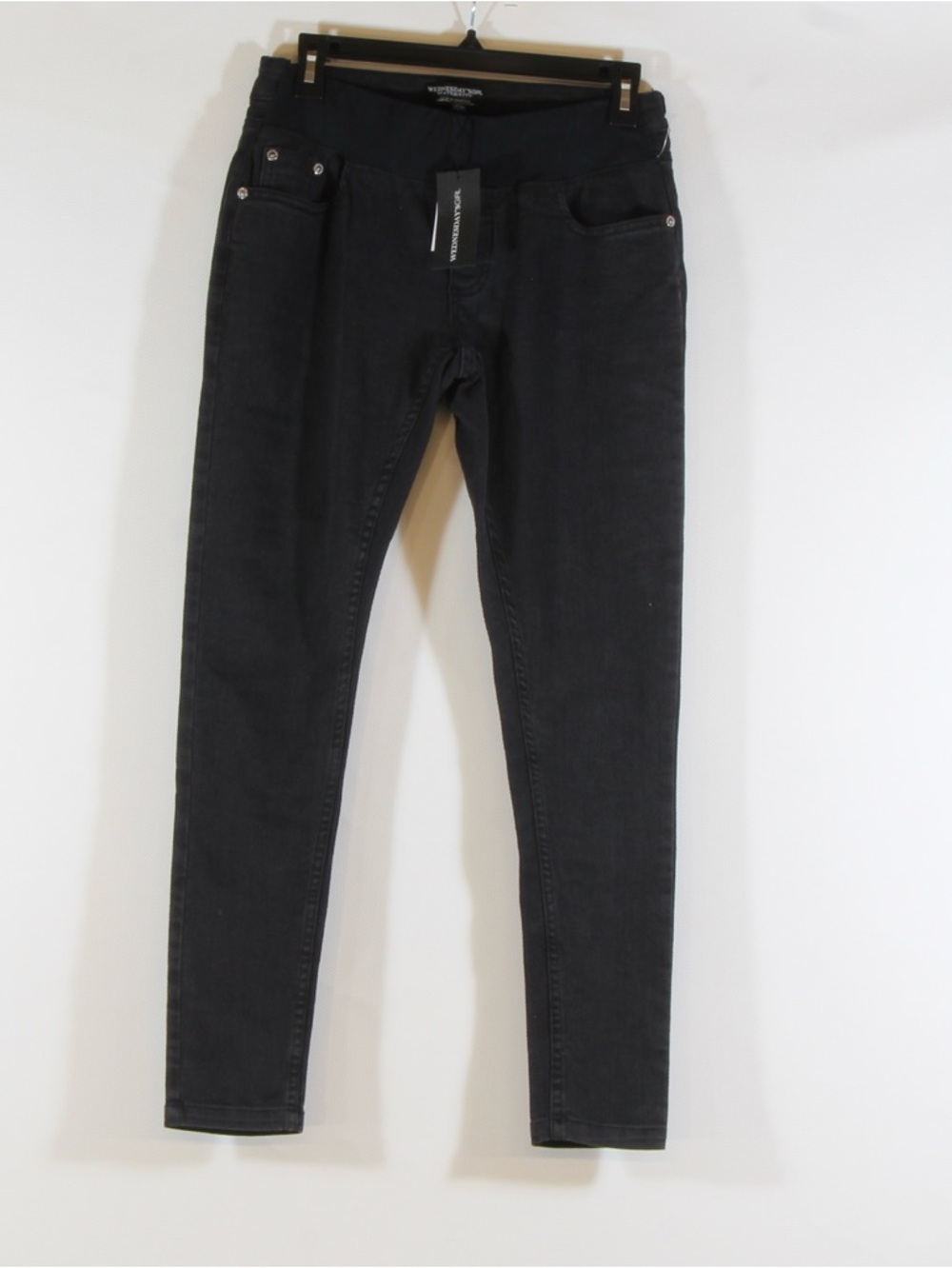 Wednesday's Girl Women's Black Maternity Jeans NWT